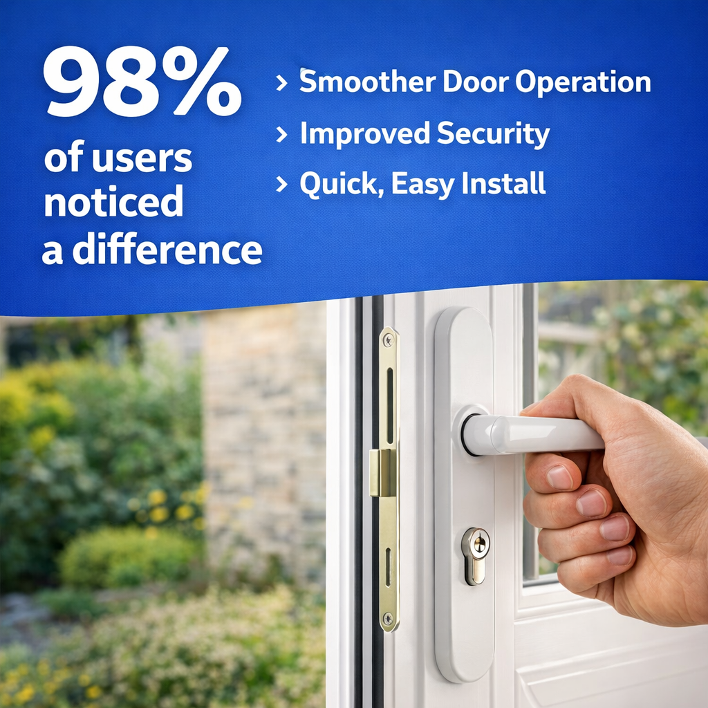 White Door Handle