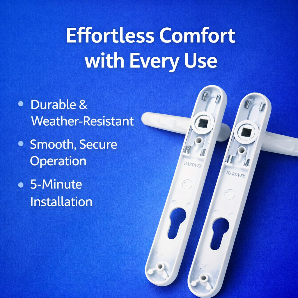 White Door Handle