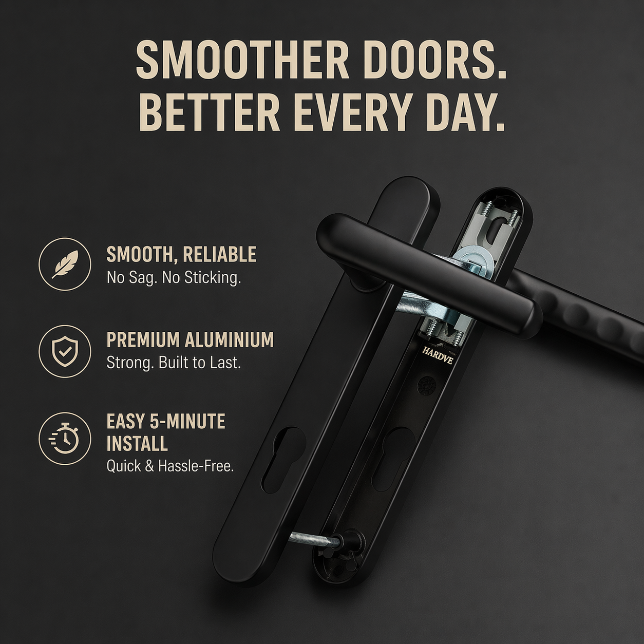 Black Door Handle