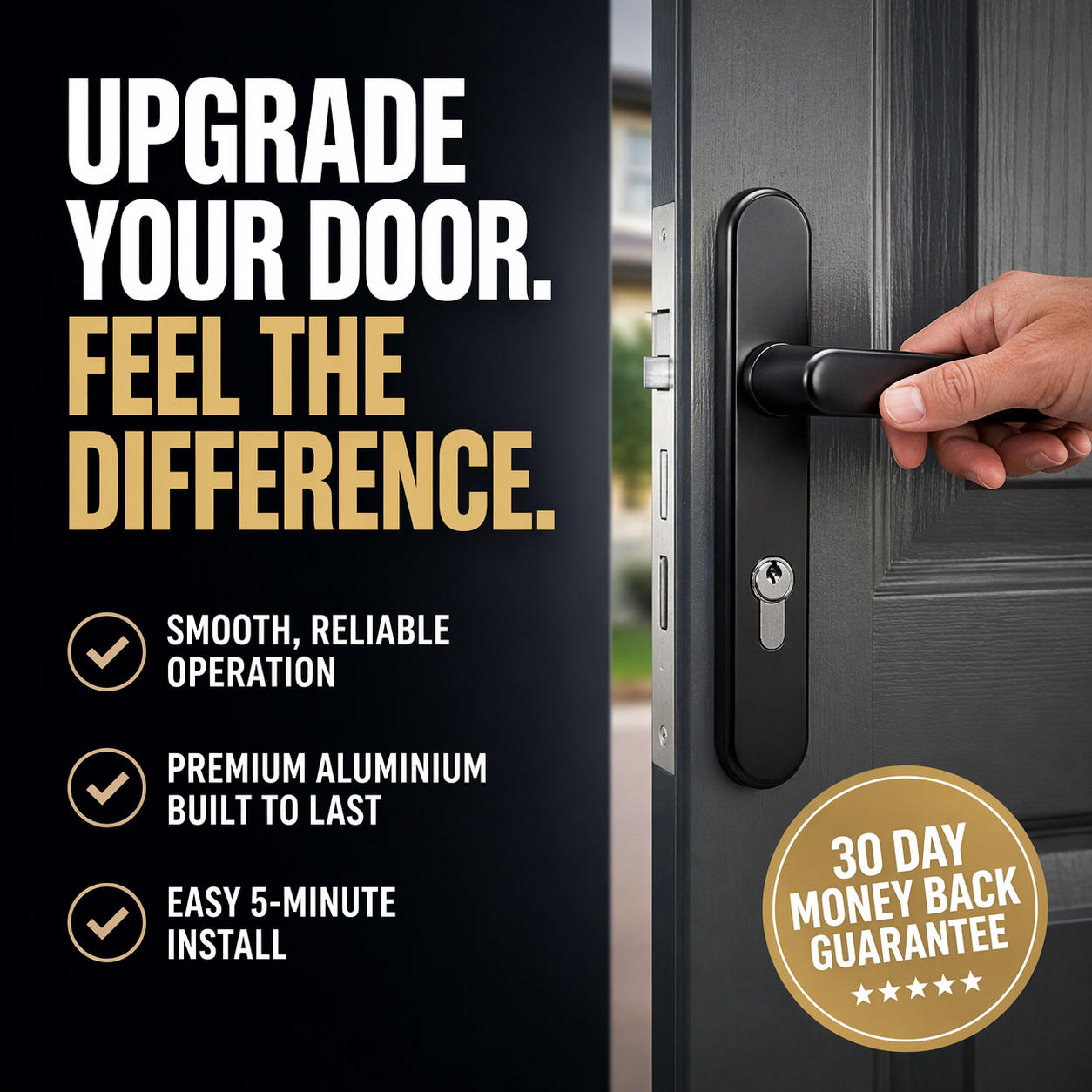 Black Door Handle